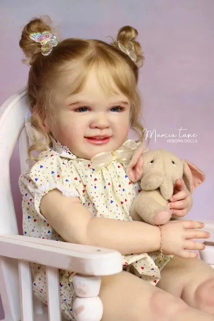 

NPK 28inch Renata Reborn doll kit Soft vinyl fresh color with eyes and cloth body DIY Doll Part