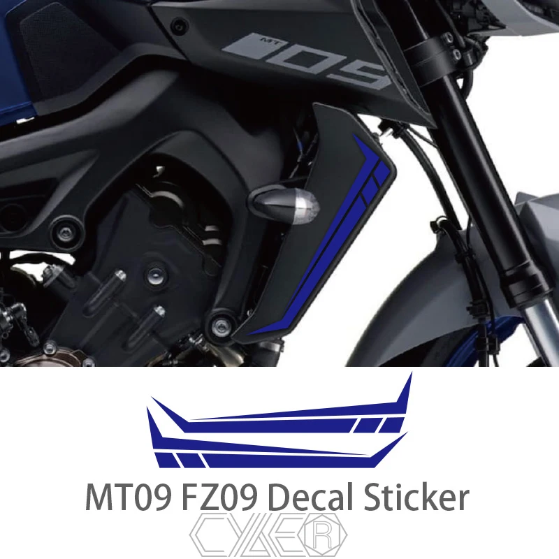 For YAMAHA MT09 MT09SP MT-09 FZ-09 FZ09 Radiator Rad Guard Decal Sticker Multiple Colours Available