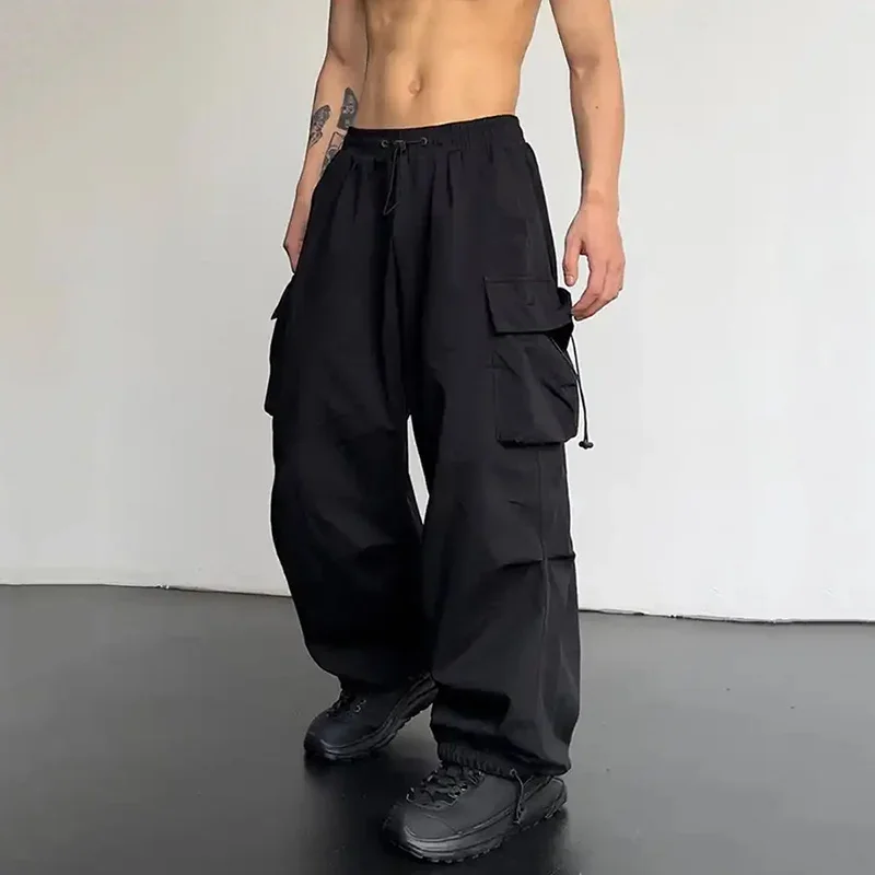 calça larga masculina