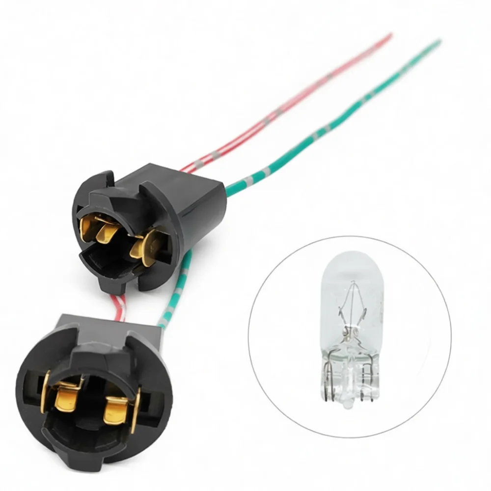 Upgrade Headlight Bulb Socket Connector For H1 H3 H4 H7 H8 H9 H11 9005 9006 Car LED Fog Lamp Wiring Harness Base Plug