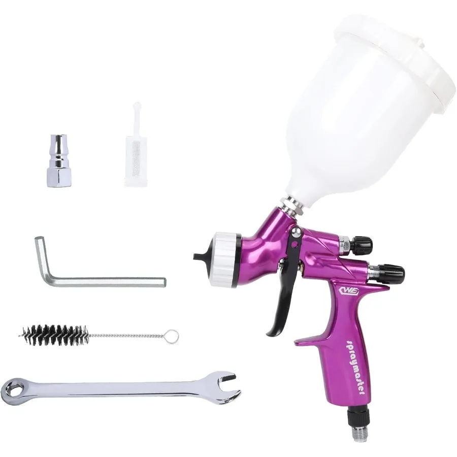 

HVLP Air Spray Gun with 1.3mm Nozzle and 600 ml Capacity Paint Cup for Automotive Painting Home DIY Projects Furniture Refinish
