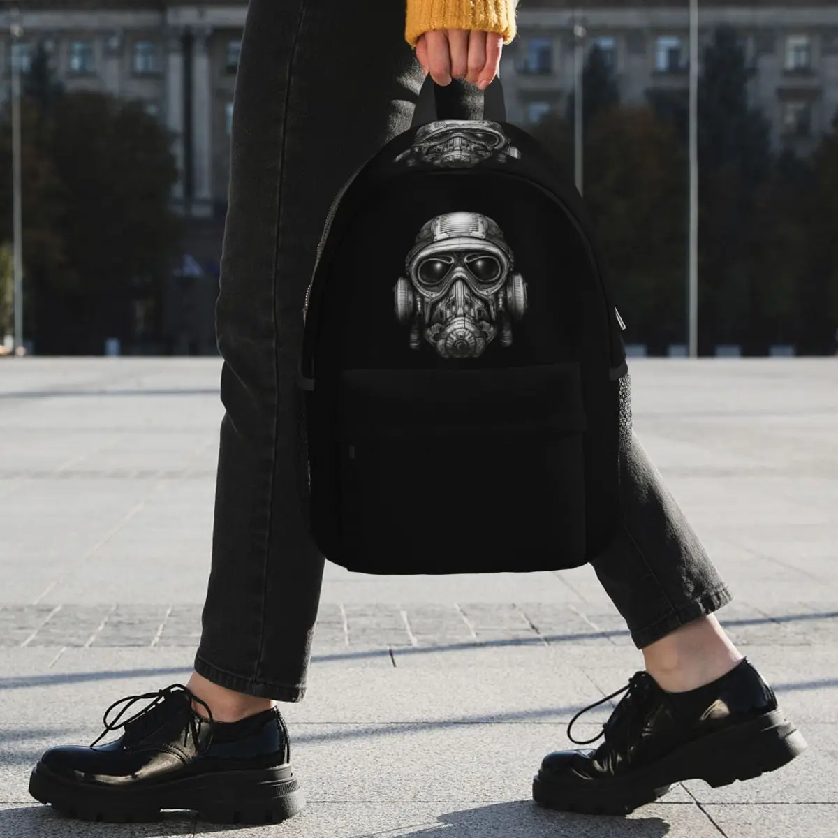Steampunk Pilot Air Fighter Helmet Backpack Student BookBag Children School Bag Laptop Shoulder Bags for Boys Girls