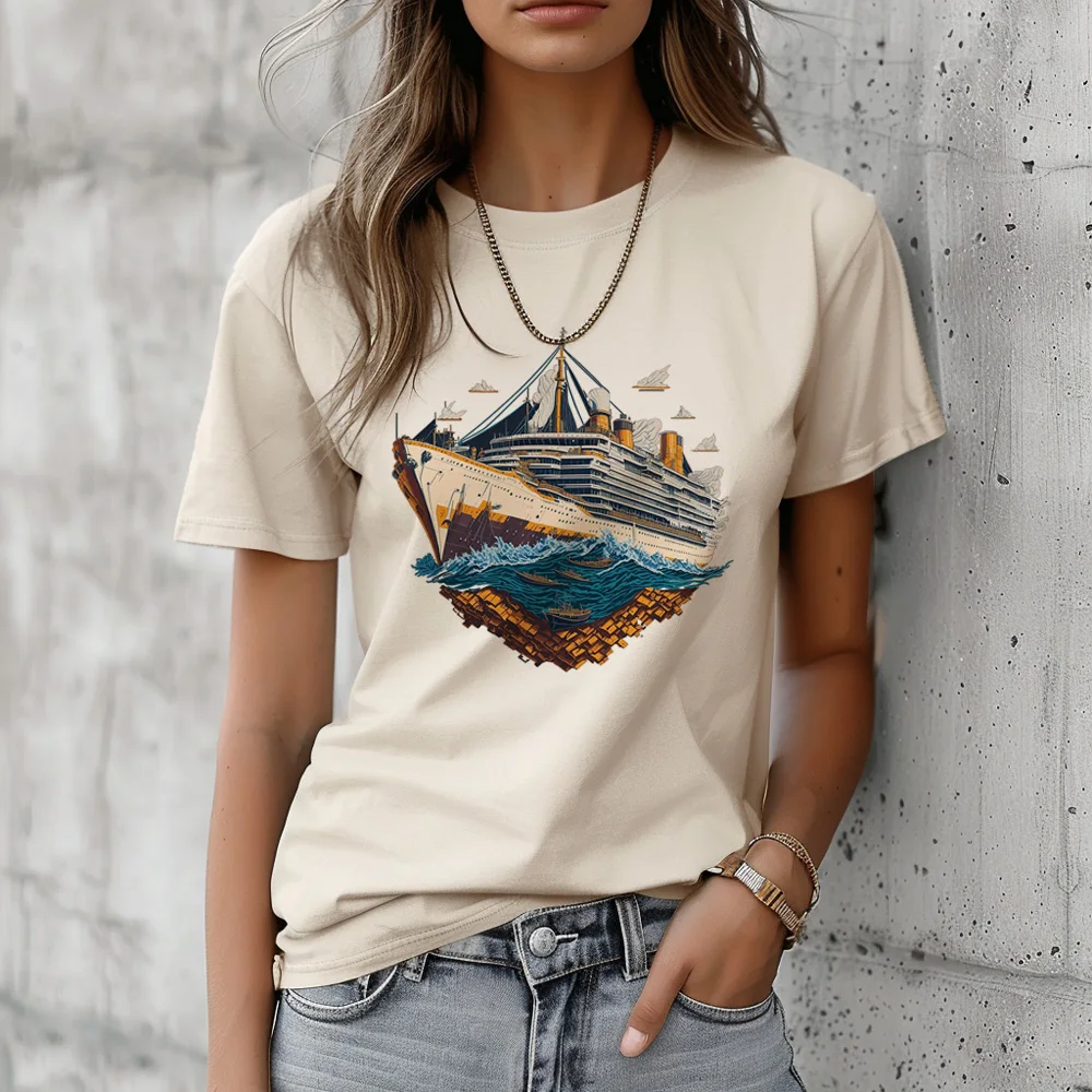 

Titanic t shirt women manga graphic harajuku t-shirts female graphic clothes