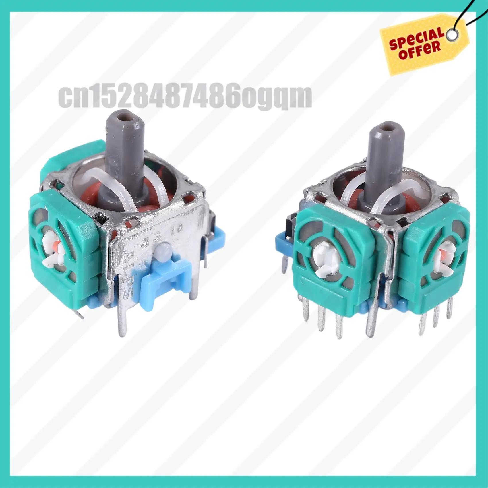 -ABJZ 2 قطعة/الوحدة عصا التحكم اليمنى/اليسار ثلاثية الأبعاد التناظرية عصا الاستشعار ل بلاي ستيشن 4 PS4 تحكم Dualshock 4 إصلاح جزء