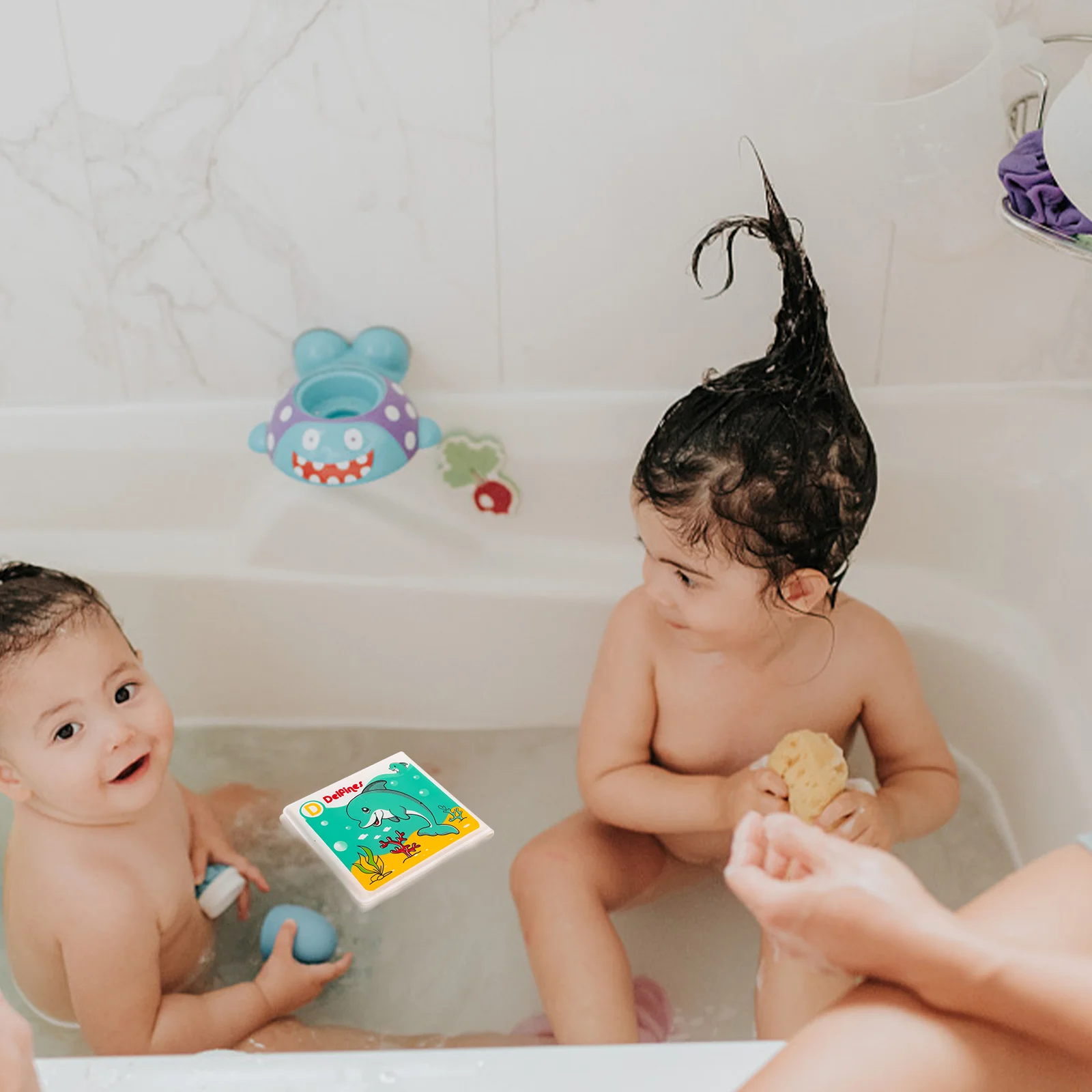 Kinderbadboek Decoratief Water Spaans Drijvend Nuttig Praktisch Versier Douche voor Badtijd Baby