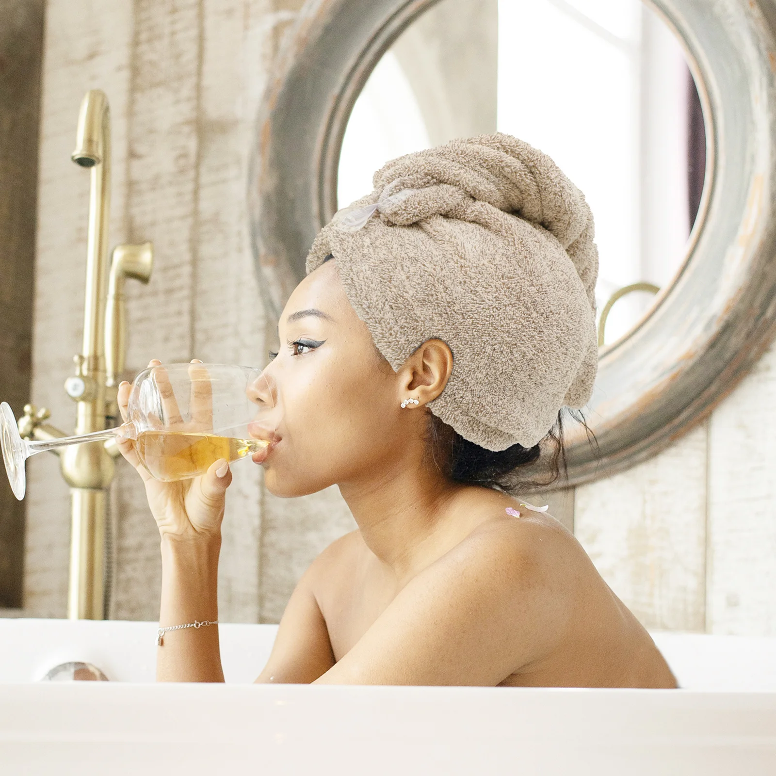 

2Pcs Coral Fleece Hair Drying Caps Absorbent Hair Turban Wrap Towels Dry for Women Shower Shower Cap