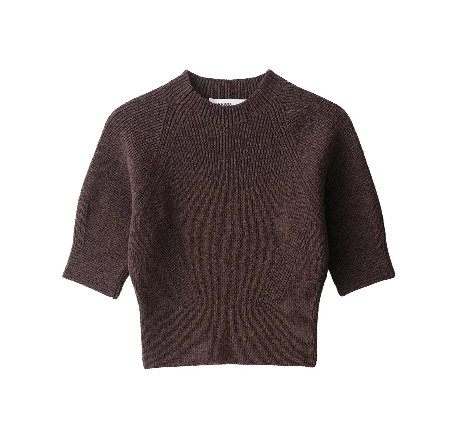 

Women's Casual Sweaters Short Sleeve O Neck Knit Girls Pullover Shirts Knitwear Vintage Streetwear