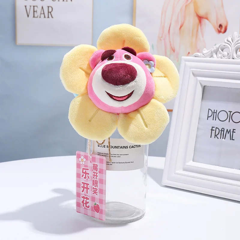 Disney's Winnie Pooh Lotso Kiki Boeket Cadeau Leuke Cartoon Pluche Pop Bloem Cadeau voor Meisjes Gordijn Decoratie Collectible Speelgoed
