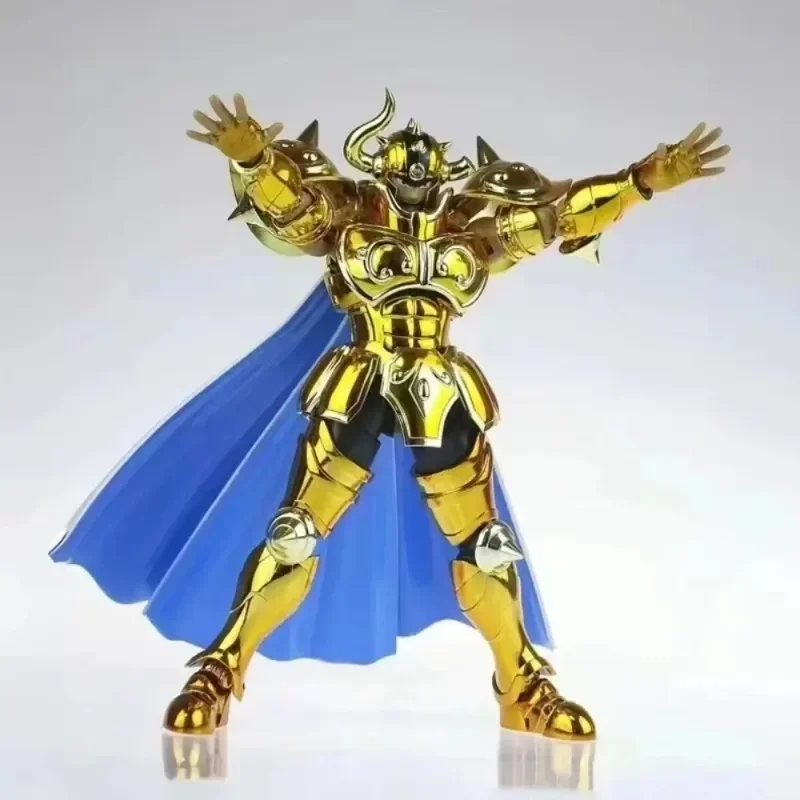 

In Stock CS Model Saint Seiya Mythical Cloth Ex Taurus Aludiba 24K Golden Saint Zodiac Knights Movable Figure Toy Gift