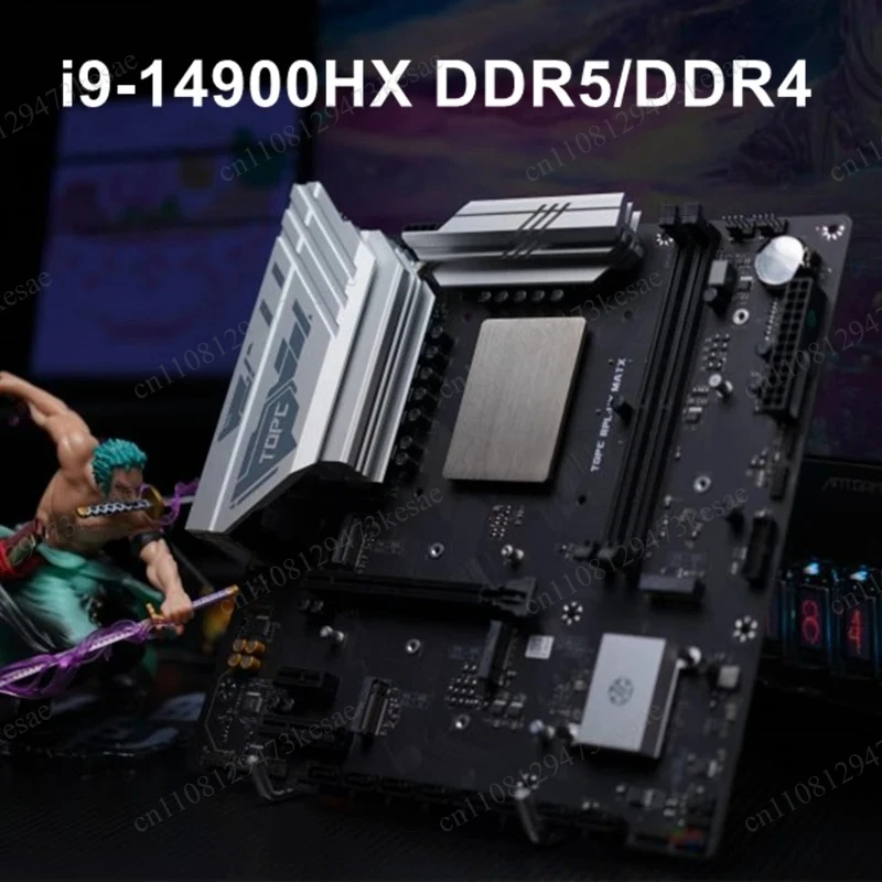 for Topton MATX NAS Motherboard i9-14900HX 4xNVMe 8xSATA USB4 OpenClaw Ready High Performance Home Lab Server Mainboard