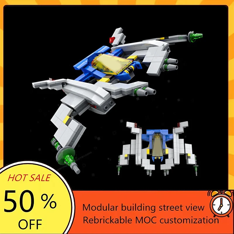 

366PCS Popular Space War Movie Model MOC Building Bricks Spaceship Modular Technology Gifts Holiday Assemble Children Toy Suit