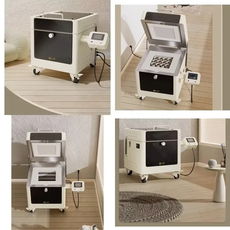 Small Square Ceramic Electric Oven for Studio and Home Use
