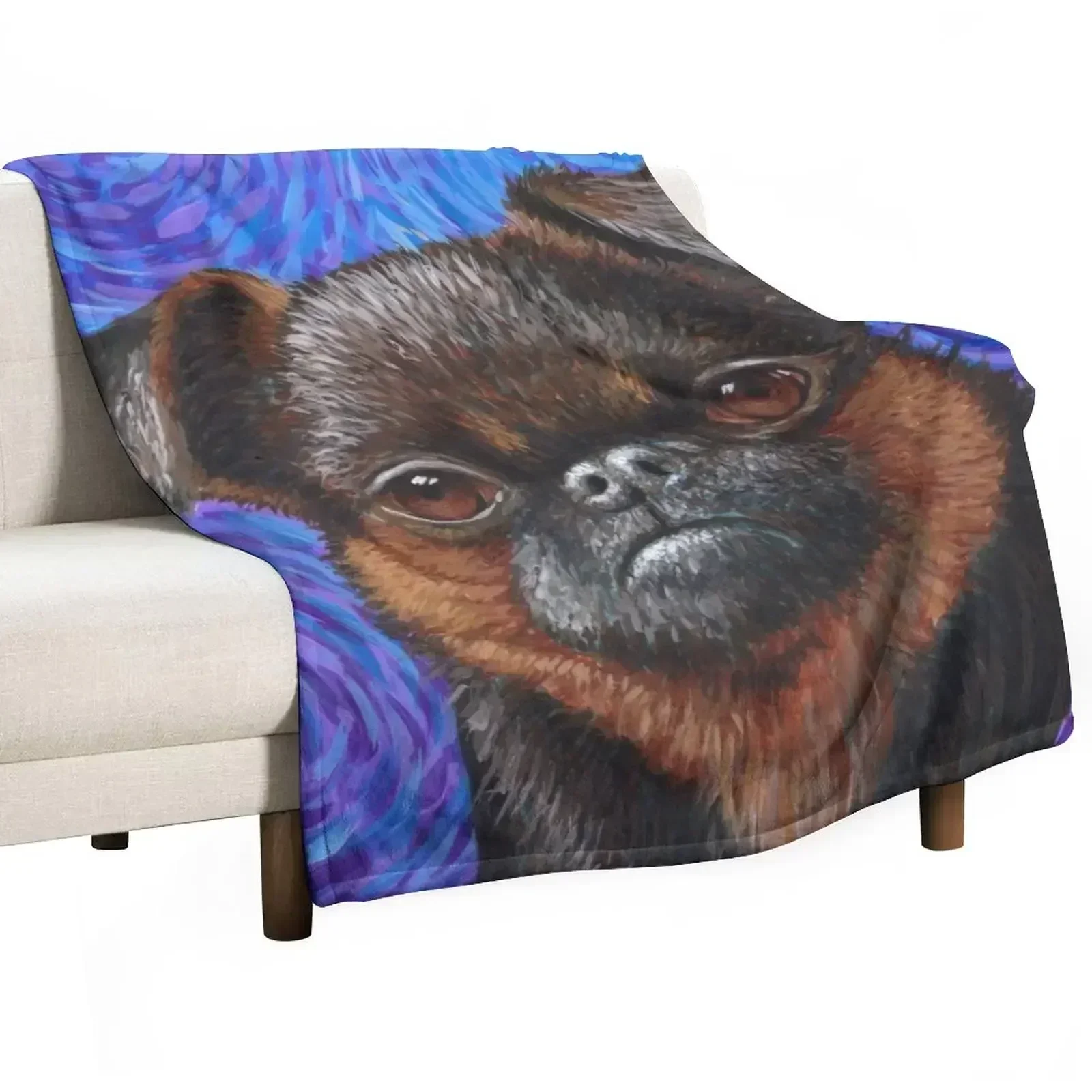 

Brussels Griffon Throw Blanket Blankets For Baby Hairy Flannel Comforter Blankets