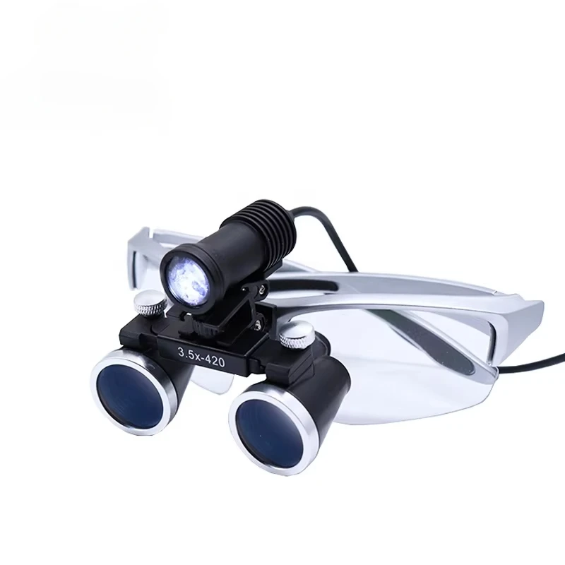 

Surgical Binocular Loupes Led Head Light / Medical Surgical Magnifying Glass