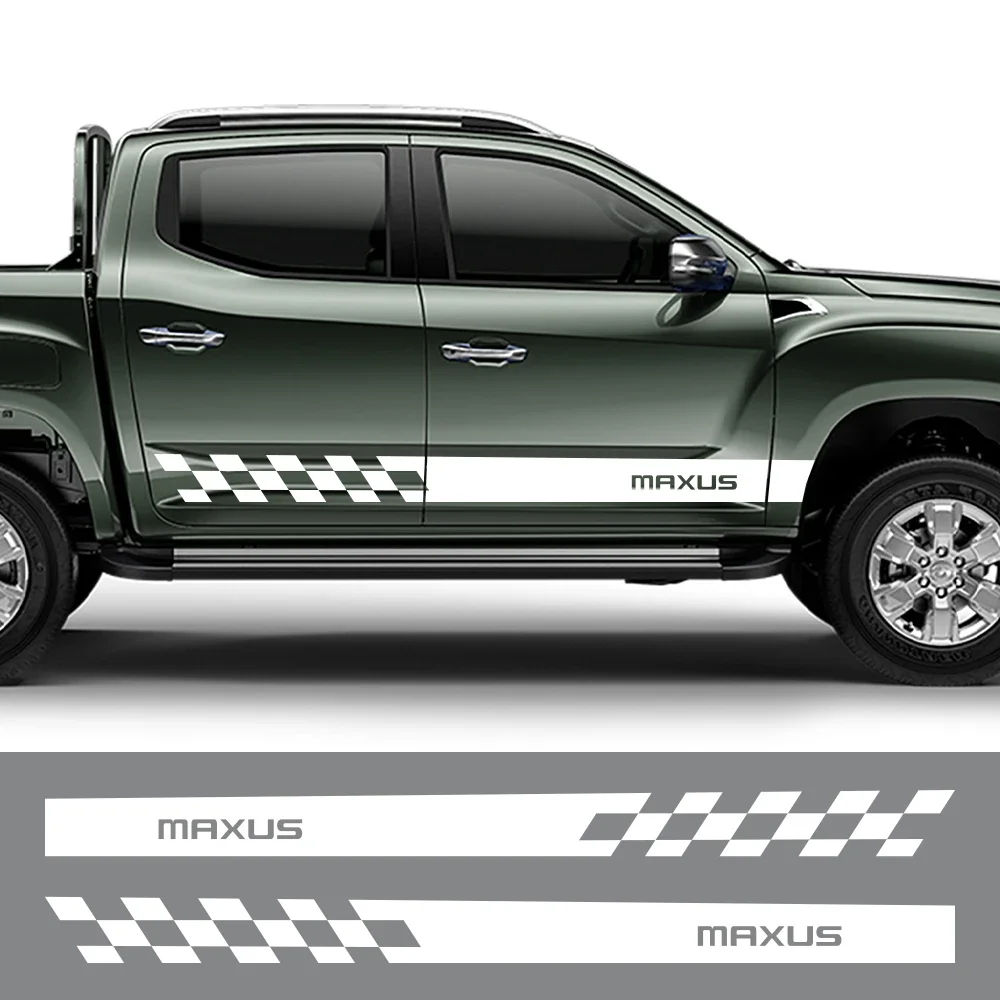 

Pickup Door Side Sticker For Maxus T60 T70 T90 Truck Body Racing Sport Style Logo Decor Cover Car Decals Auto Tuning Accessories