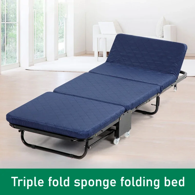 Triple Fold Thick Sponge Single Bed Suitable for Home and Office Nap Time Hospital Care and Camping Use