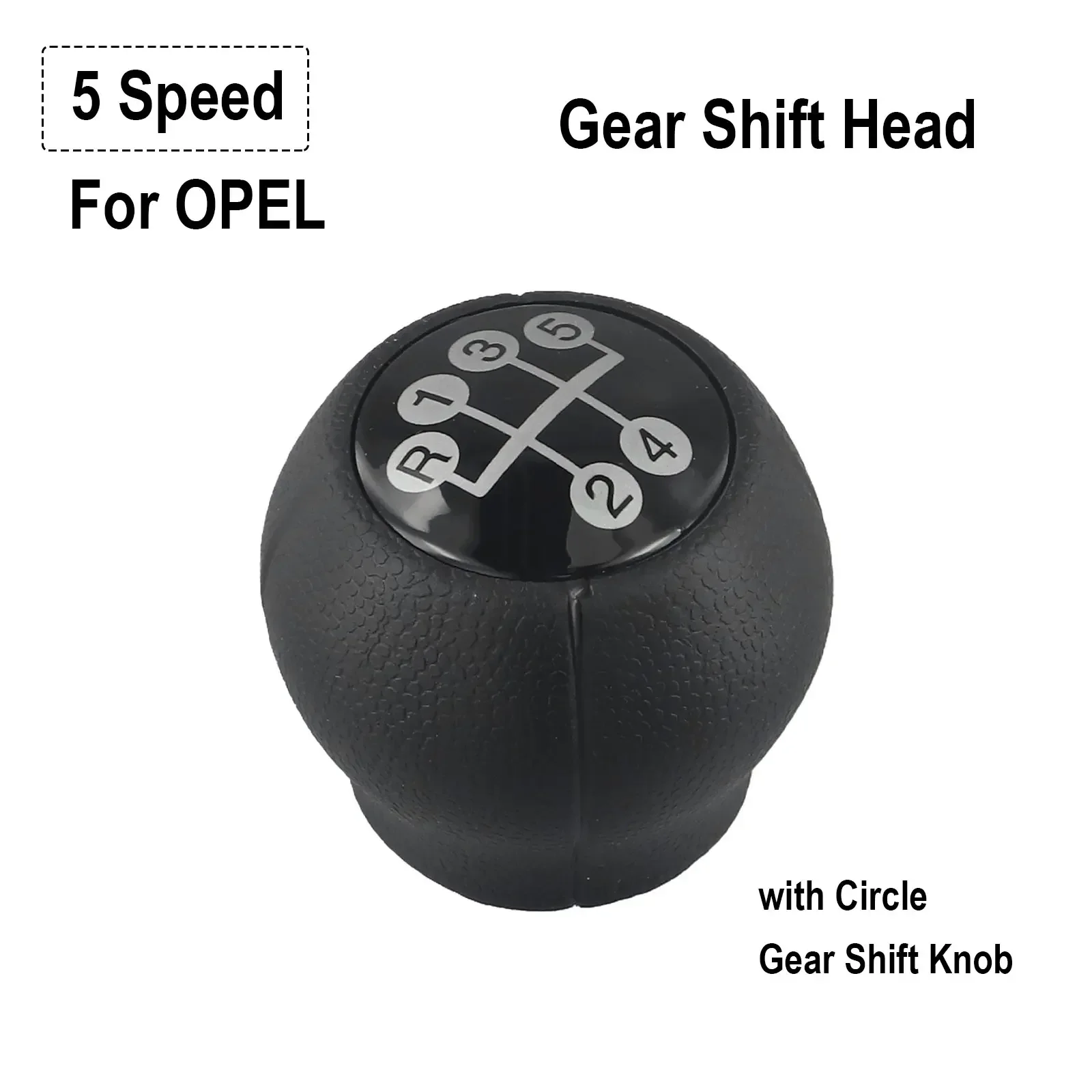 MT 5 Speed Gear Shift Knob With Circle Fit For OPEL CORSA C 2001 2002 2003-2006 Gear Shift Knob Car Gear Stick Shift Knob Lever