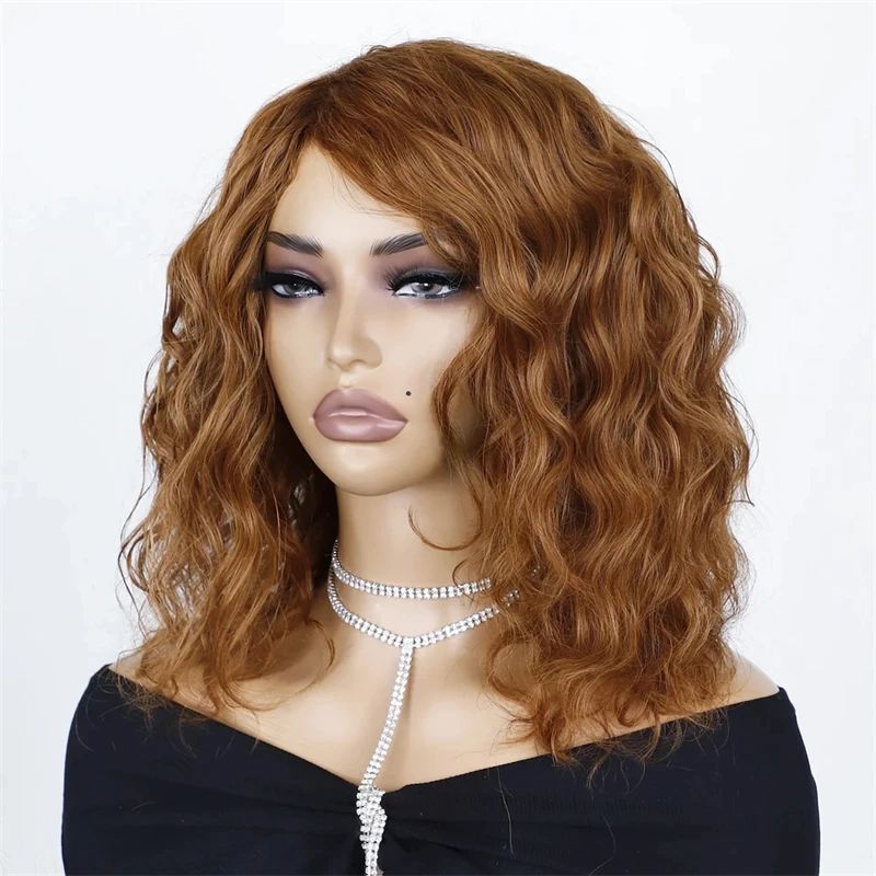 

Ombre Honey Blonde 13x4 Lace Frontal Human Hair Wigs Transparent Lace Front Short Bob Body Wave 180 Density Wig Pre Plucked