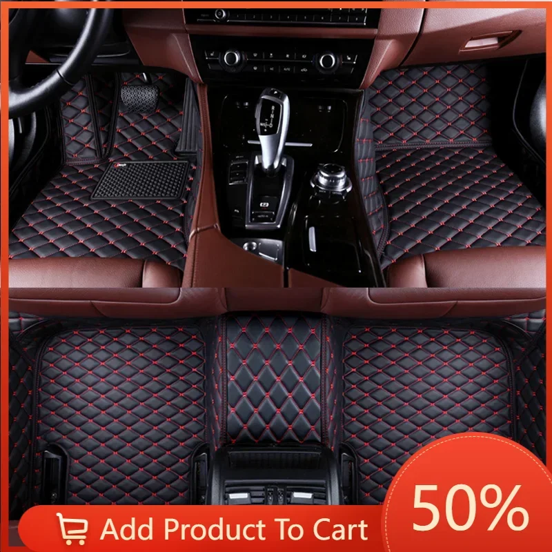 Custom Car Floor Mats for Citroen C4 Aircross 2018-2022 Years Interior Details Car Accessories Carpet