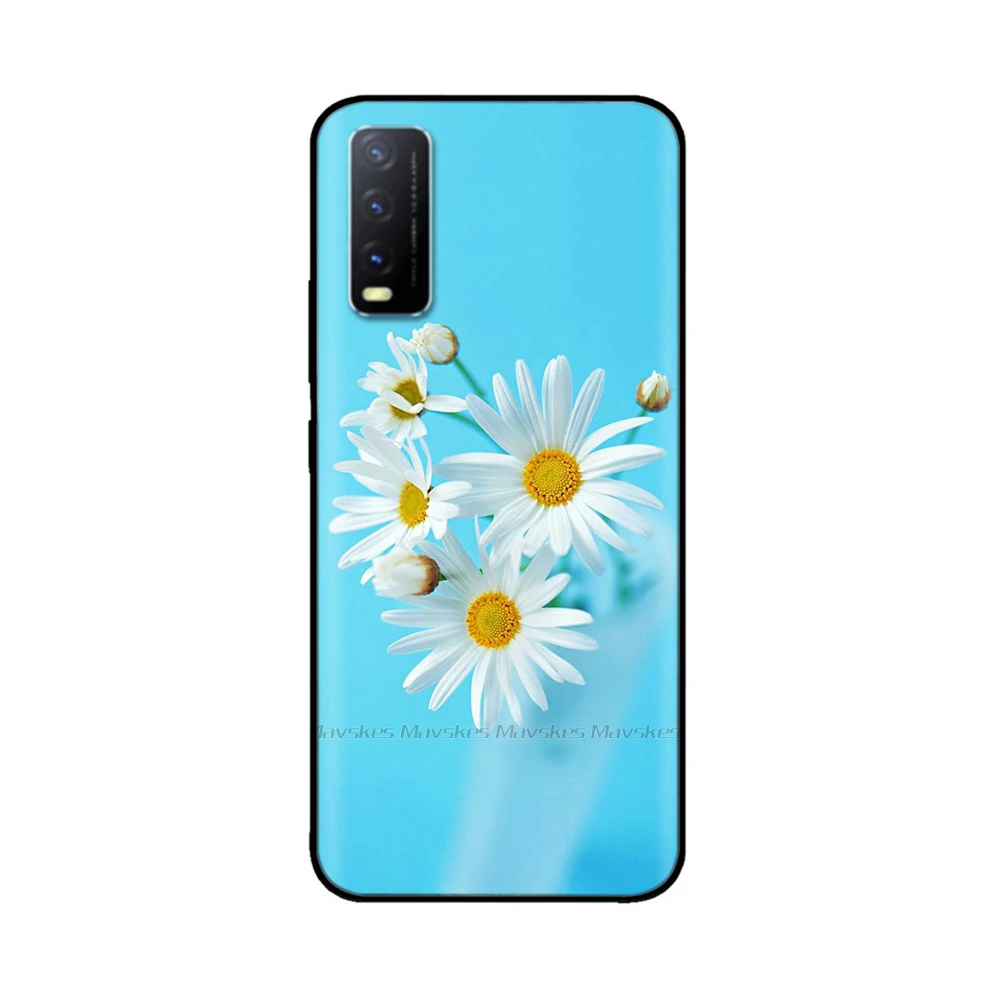 For Vivo Y20 Y20i 2021 Y20s Case Silicone Back Cover Cute Phone Cases For Vivo V2029 V2027 Y 20 20s 20i Coque Cute Bumper Bags