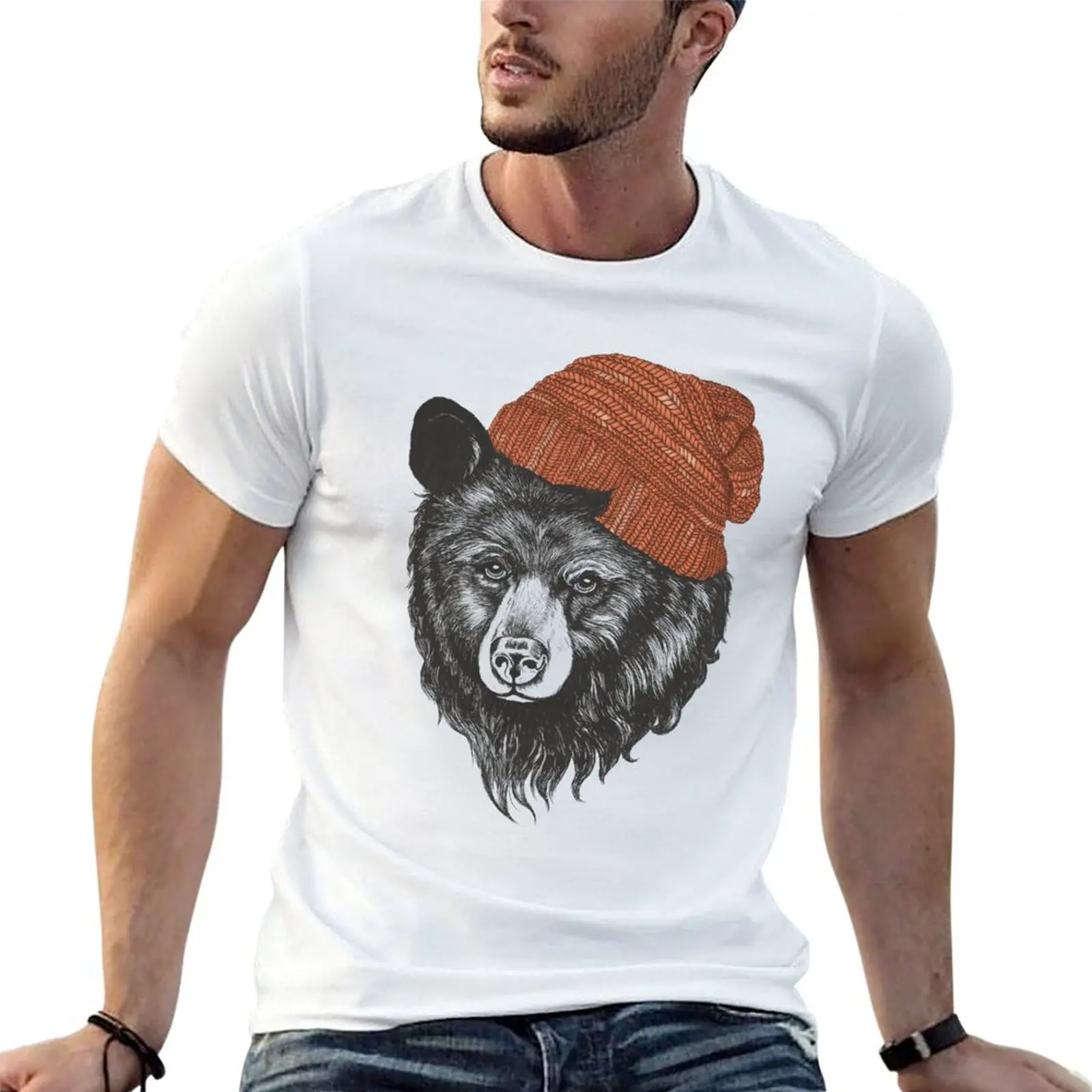 

zissou the bear T-Shirt t shirts for man cotton funny funny t shirts cotton T-Shirt