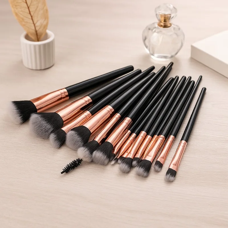 Profesjonalny zestaw pędzli do makijażu, 47 sztuk, do cieni do powiek, eyelinera, podkładu, blendowania, zestaw kosmetyków dla artystów, z etui.