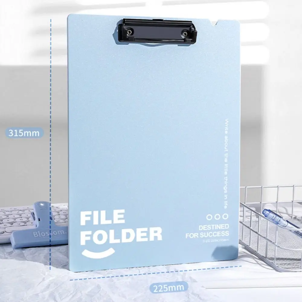 Einfacher A4-Aktenordner aus Kunststoff, verdickt, zum Aufhängen, Schreib- und Klemmbrett, Schreibblock für Studenten