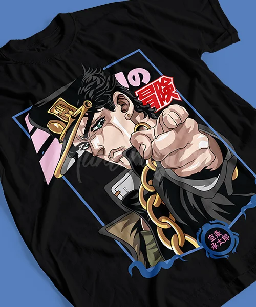 Camiseta unisex JoJo’s Bizarre Adventure Jotaro Kujo