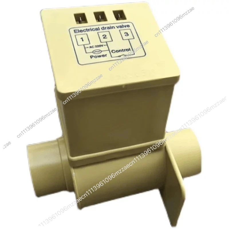 V3ED-180 Washing Machine Yellow Drain Valve WH-QD-3-180 Laundry Off-line Electric Magnetic Sewage Valve