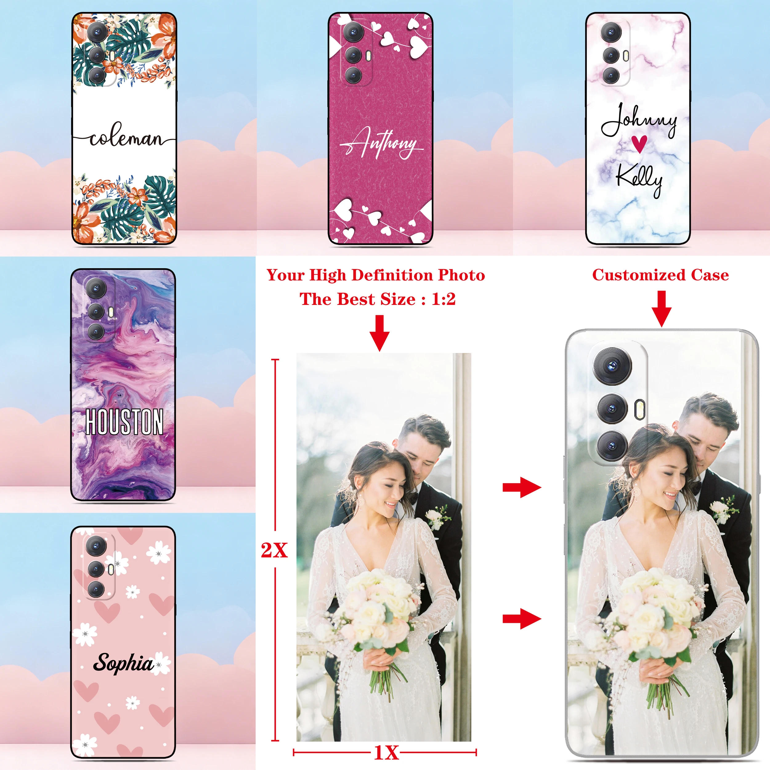 Phone Cases Personalised - Personalisierte Handyhülle mit Namen für Cubot