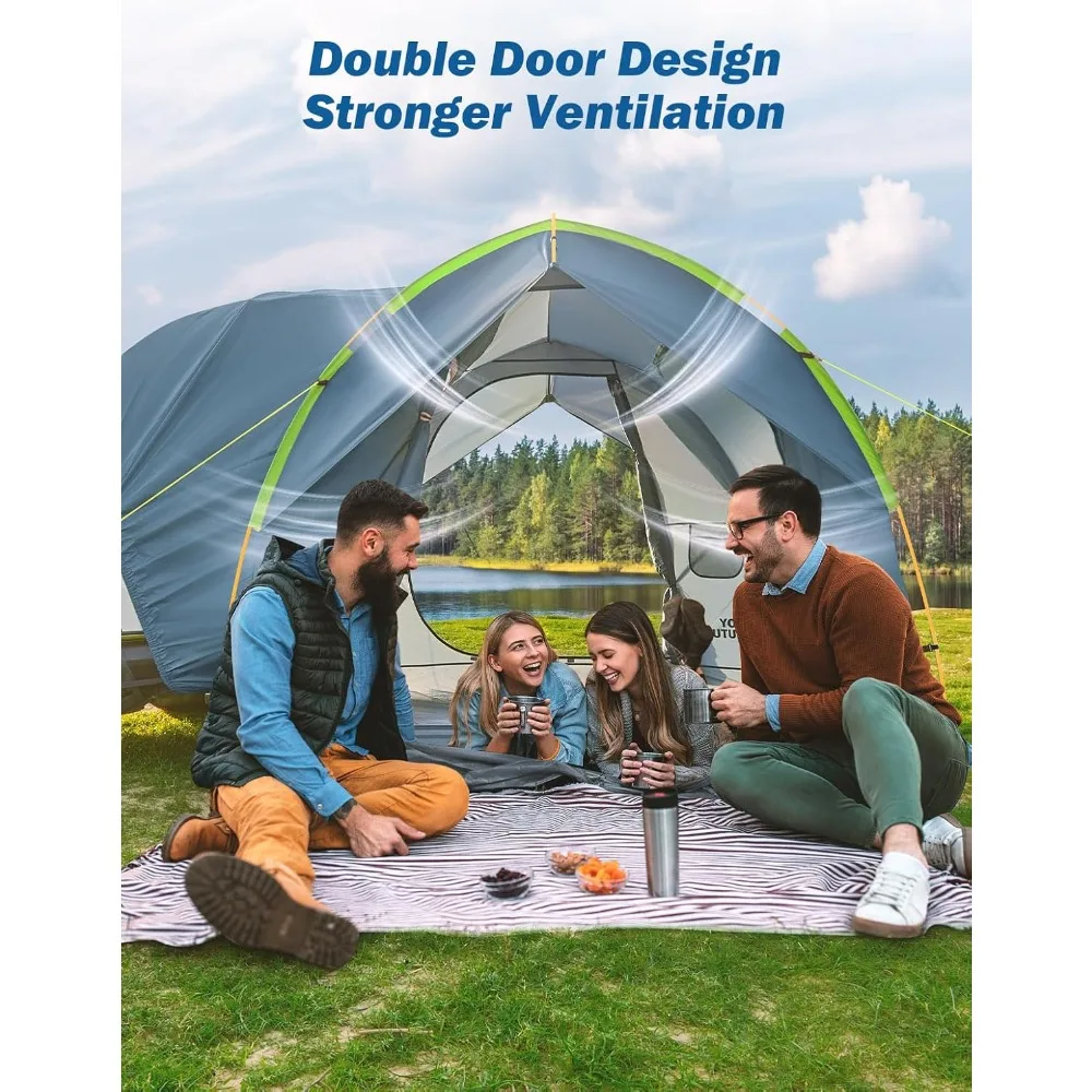 خيمة التخييم SUV مع ذبابة المطر، وخيمة سيارة ذات باب مزدوج تتميز بأعمدة الألومنيوم ومأوى الباب الخلفي SUV المقاوم للماء