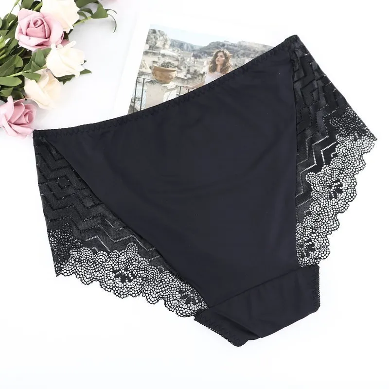 Beauwear Plus Size Sexy Panty Briefs Lace Panties Women Underwear Lingerie 2XL 3XL 4XL 5XL Fit For Big Hips