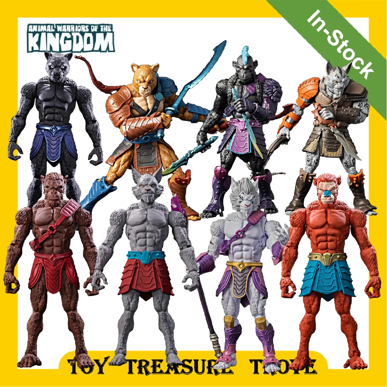 [IN STOCK] 1/12 Spero Studios 6.5Inches Action Figure Animal Warriors of The Kingdom Primal Series 1 Wave 2 Toy