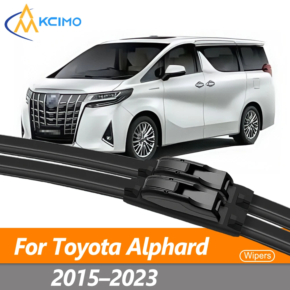 

2-Pack Front Window Wiper Blades Replacement For Toyota Alphard/ AH30 2015–2023 Toyota Vellfire Easy Install Windshield Wipers