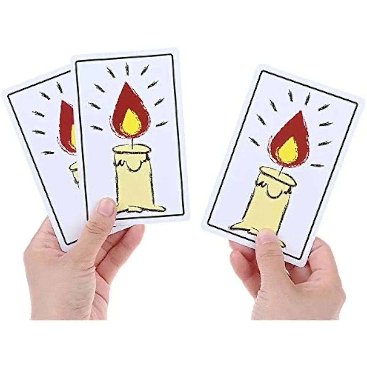 Magic Tricks Relighting Candles Magic Cards Close Up Street Stage Magic Toy Easy to Play Gift for Kids Adults Birthday Party