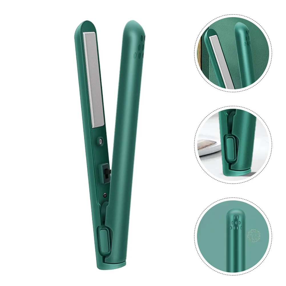 مكواة تجعيد الشعر USB، مكواة مسطحة محمولة للنساء، أداة تصفيف سريعة، تسخين مريح للسفر، مكواة فرد الشعر #2