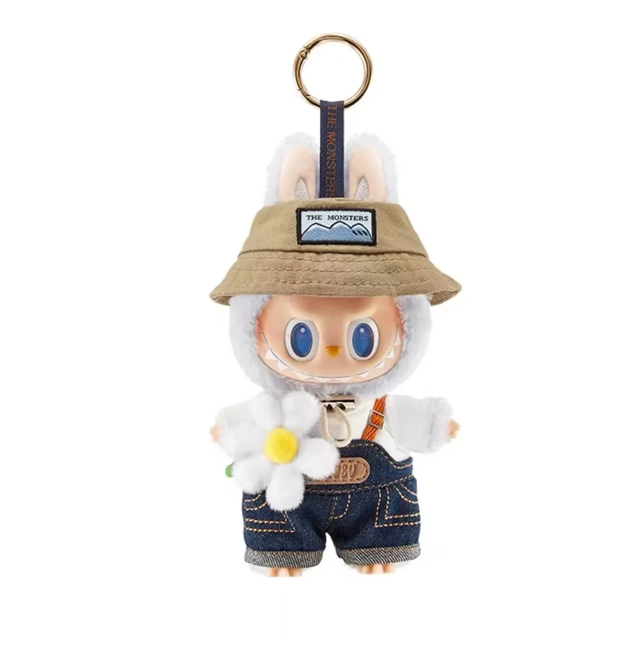 Genuino Pop Mart Labubu Action Figure Natale Mokoko Portachiavi Piccolo Angelo Zimomo Modello Zaino Decorazione Kawaii Doll Toys