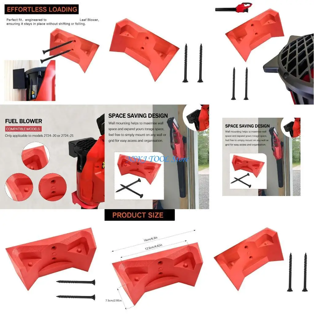 

L8RC 2724-20 2724-21 Leaves Blower Wall Mount Easy Installation Support for Faster