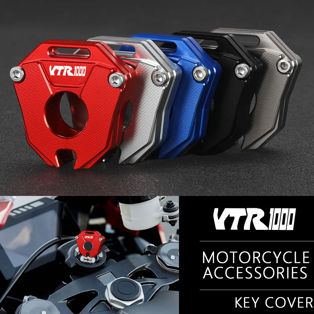 Motorcycle Accessories For Honda VTR1000F FIRESTORM VTR 1000F 1997- 2005 2004 2003 2002 Key Cover Cap Keys Case Shell Protector