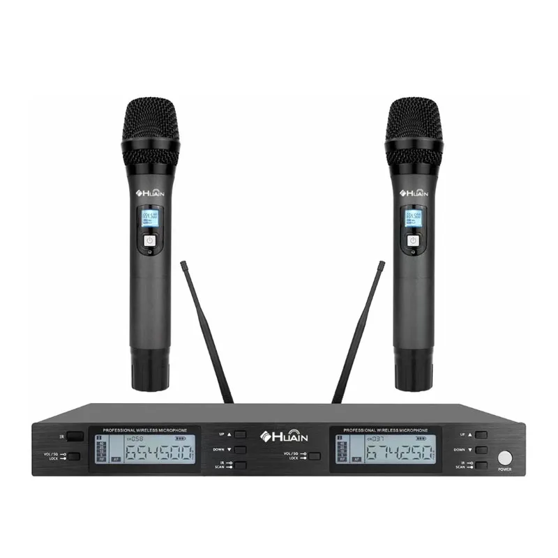 

2025 hot sale Professional Dynamic Mic Handheld Conference Karaoke Wireless Microphone Set for Singing