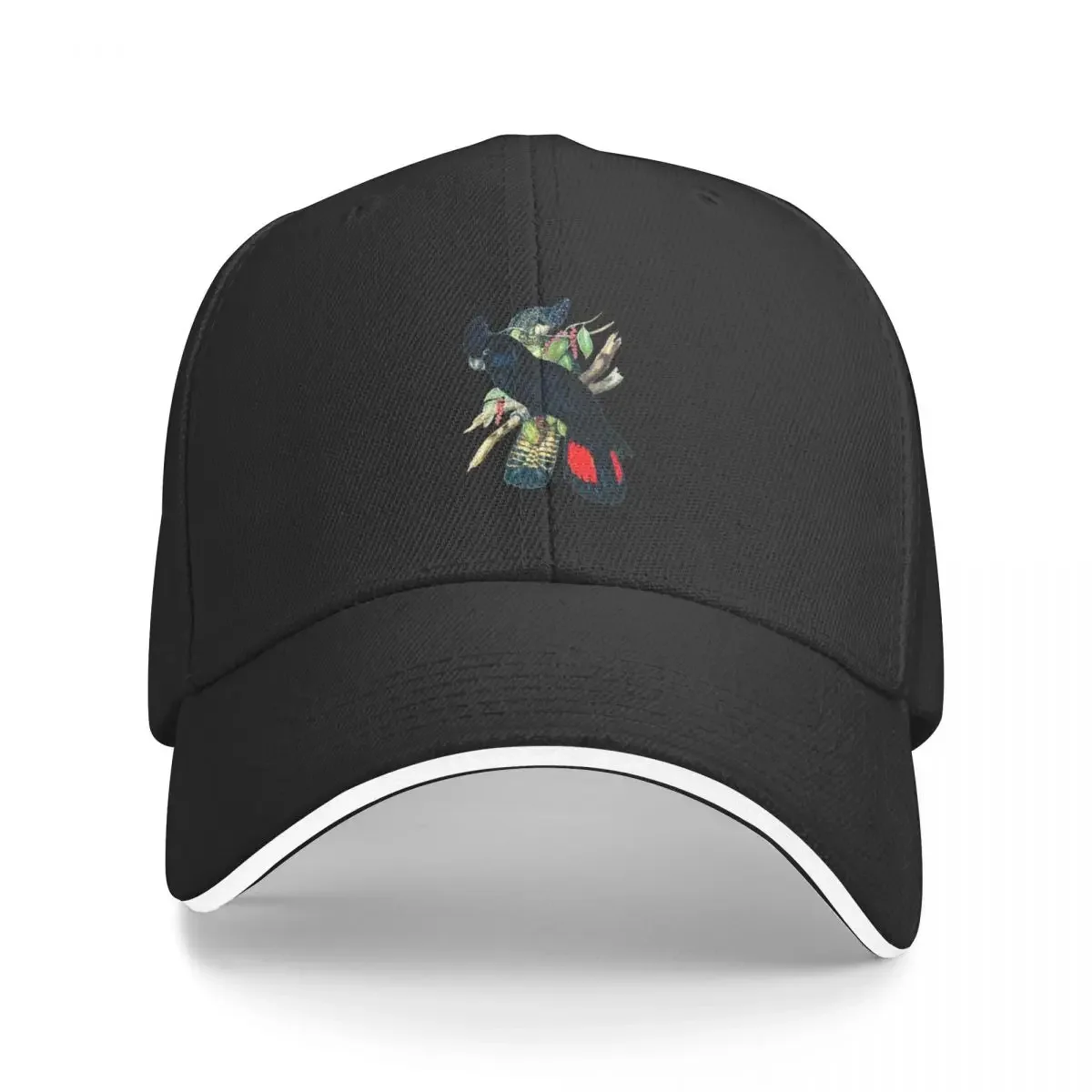 Australian Banksian Black Cockatoo Baseball Cap New In The Hat black Gentleman Hat Hat Man For The Sun Golf Women Men's