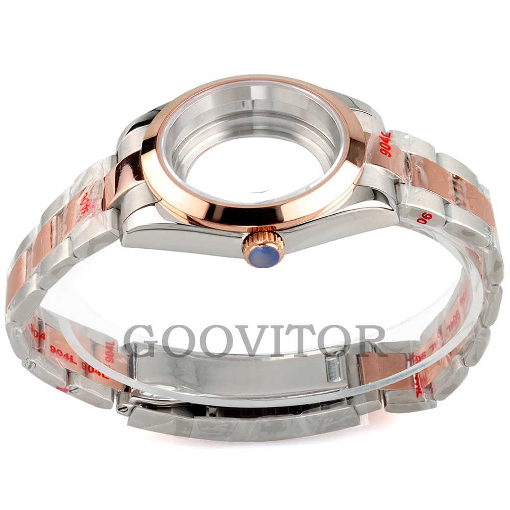 For 36mm/39mm Datejust Case Nh35 Watch Case Jubilee/Oyster Bracelet Fit Seiko NH35 NH36 Movement  28.5mm Dial Watch Accessories image 2