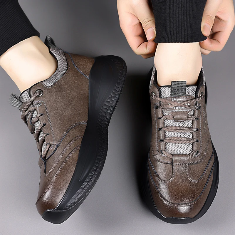 

Обувь, мужские кроссовки, классическая деловая обувь для отдыха, мужские оксфорды, повседневная кожаная обувь ручной работы для прогулок и прогулок