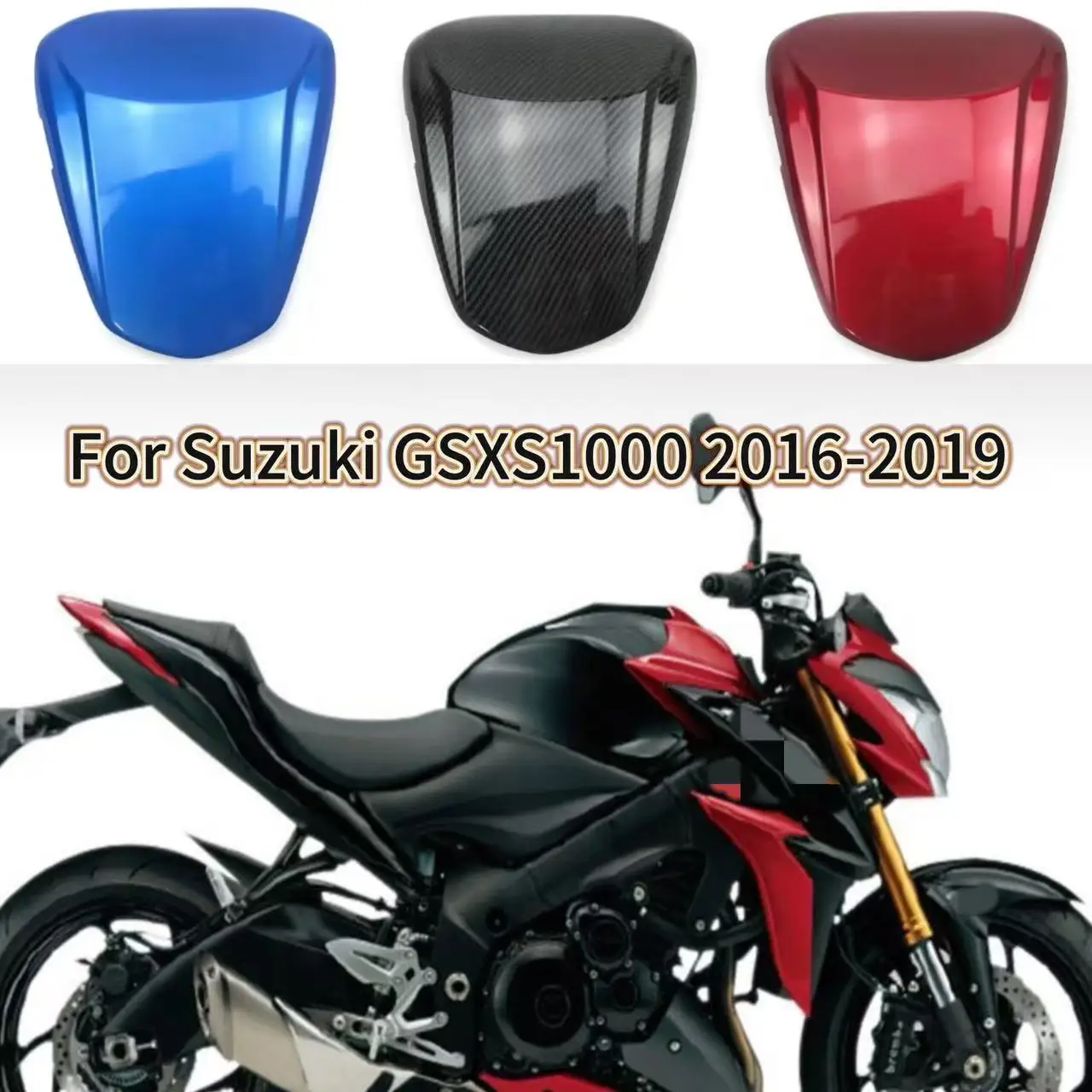 For Suzuki GSX-S GSXS 1000 1000F 1000Z 2016 2017 2018 2019 Pillion Rear Seat Cover Cowl GSX S1000F 16 17 18 19