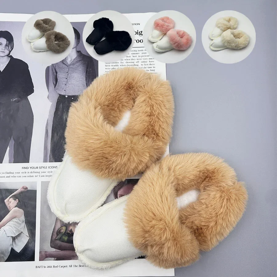 

1 Pair Winter Warm Plush Insoles Shoe Charm for Hole Shoes Velvet Liner Thickened Soft Shoes Cover Shoes Accessories
