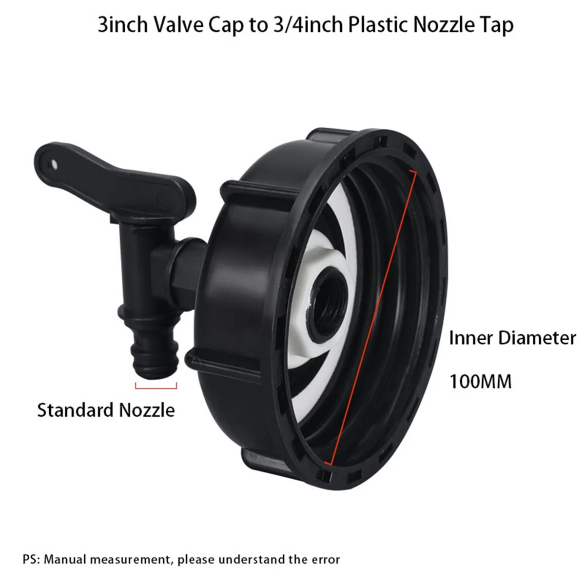 

SSR Durables IBC Tank Faucet Adapter Connector Replacement Valve Garden Home Valve Accessories