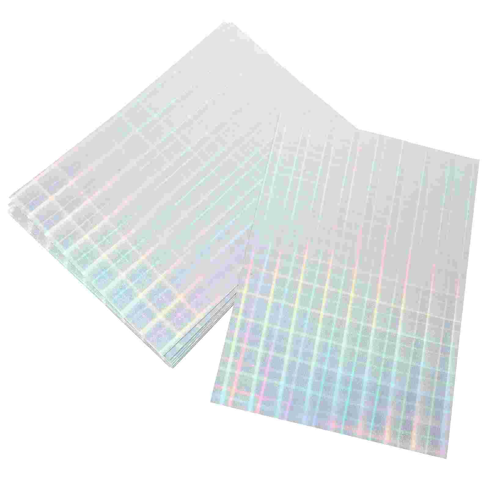 

20 Sheets Printer Mailing Labels Sticker Paper Holographic Printing Printable Stickers Blank