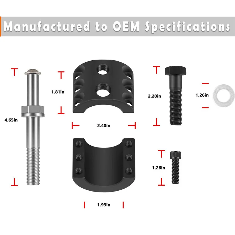 Steering Stabilizer Tie Rod Clamp (1-1/2