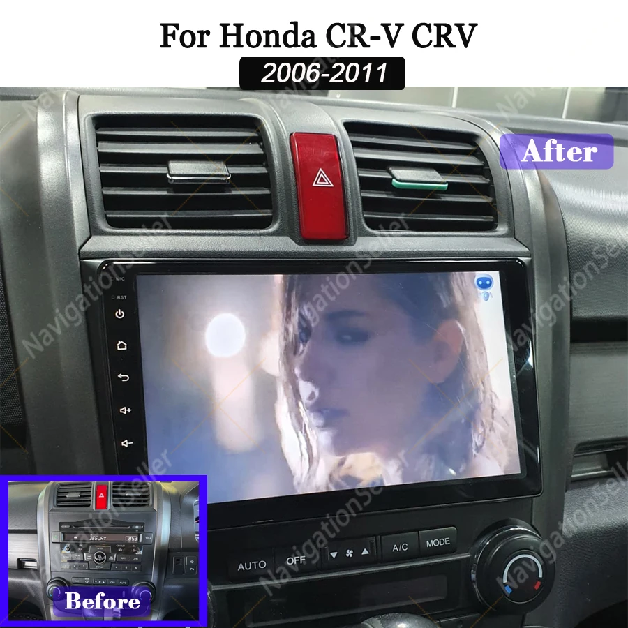 

Car Radio Android For Honda Crv Cr V 2006 2007 2008 2009 2010 2011 Carplay Autoradio Gps Multimedia Video Player Navigation DSP