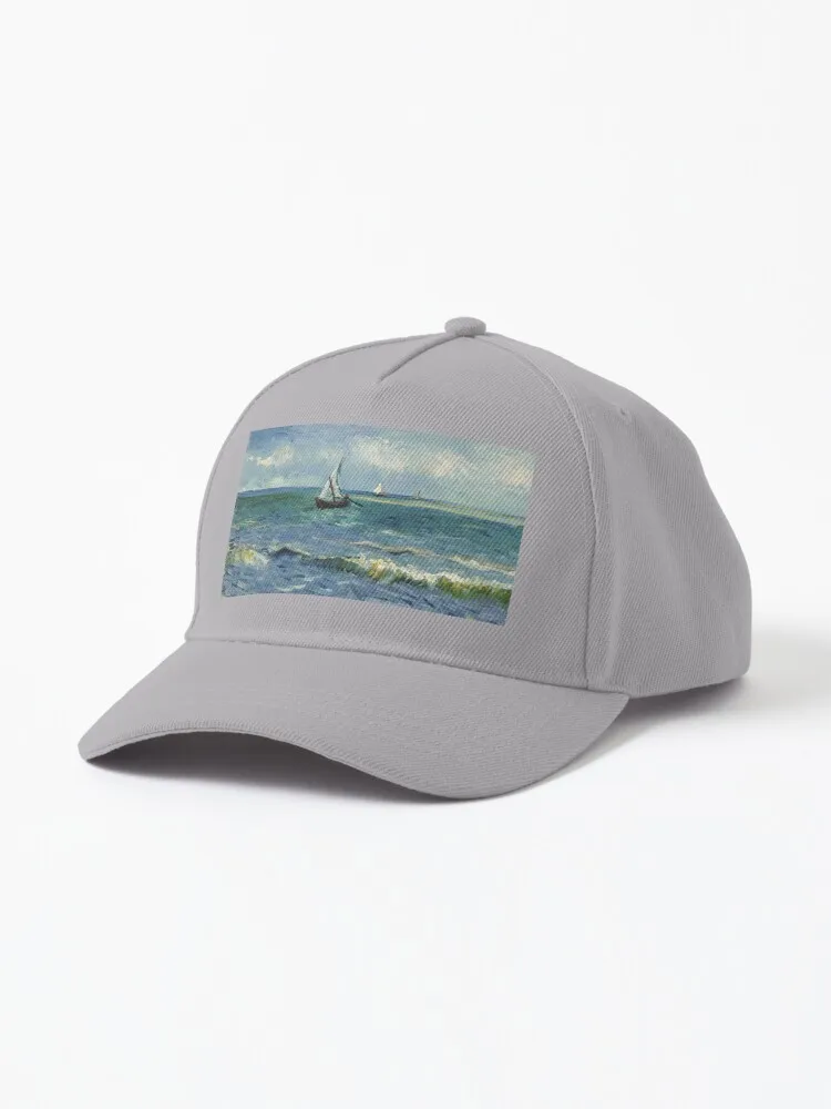 Vincent Van Gogh Seascape Painting Cap For Men Women Summer Outdoor Sun Baseball Hats New Fashion Hat